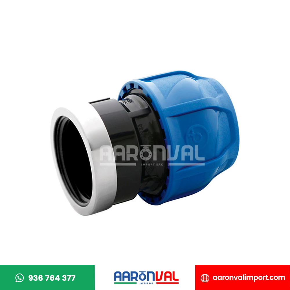 ENLACE ROSCA HEMBRA HDPE COMPRESIÓN PIMTAS