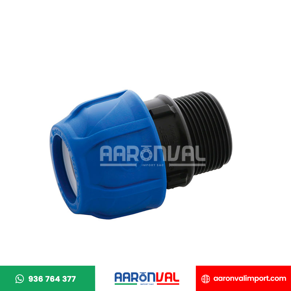 ENLACE ROSCA MACHO HDPE PIMTAS