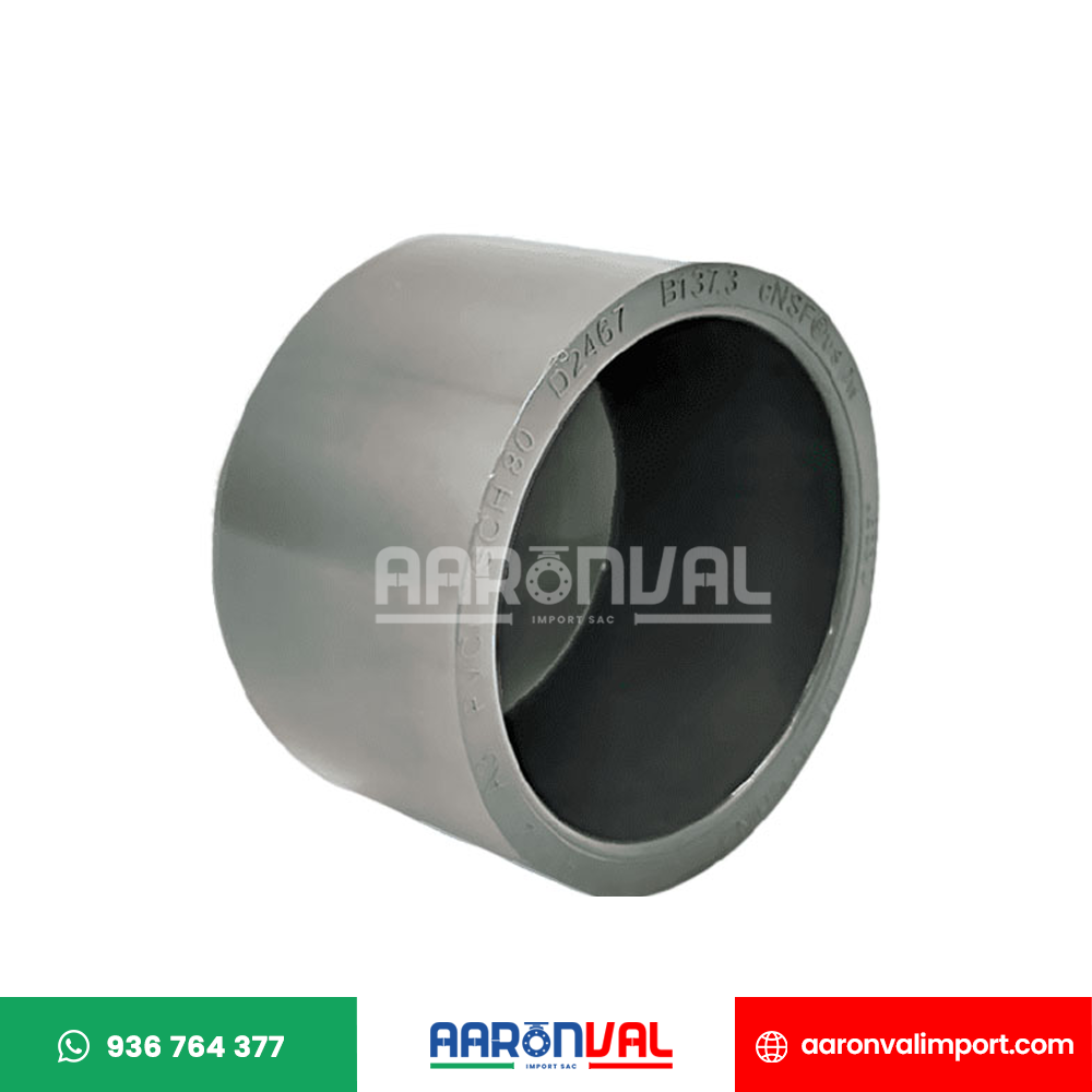 TAPÓN HEMBRA SCH80 A PRESIÓN PVC LESSO