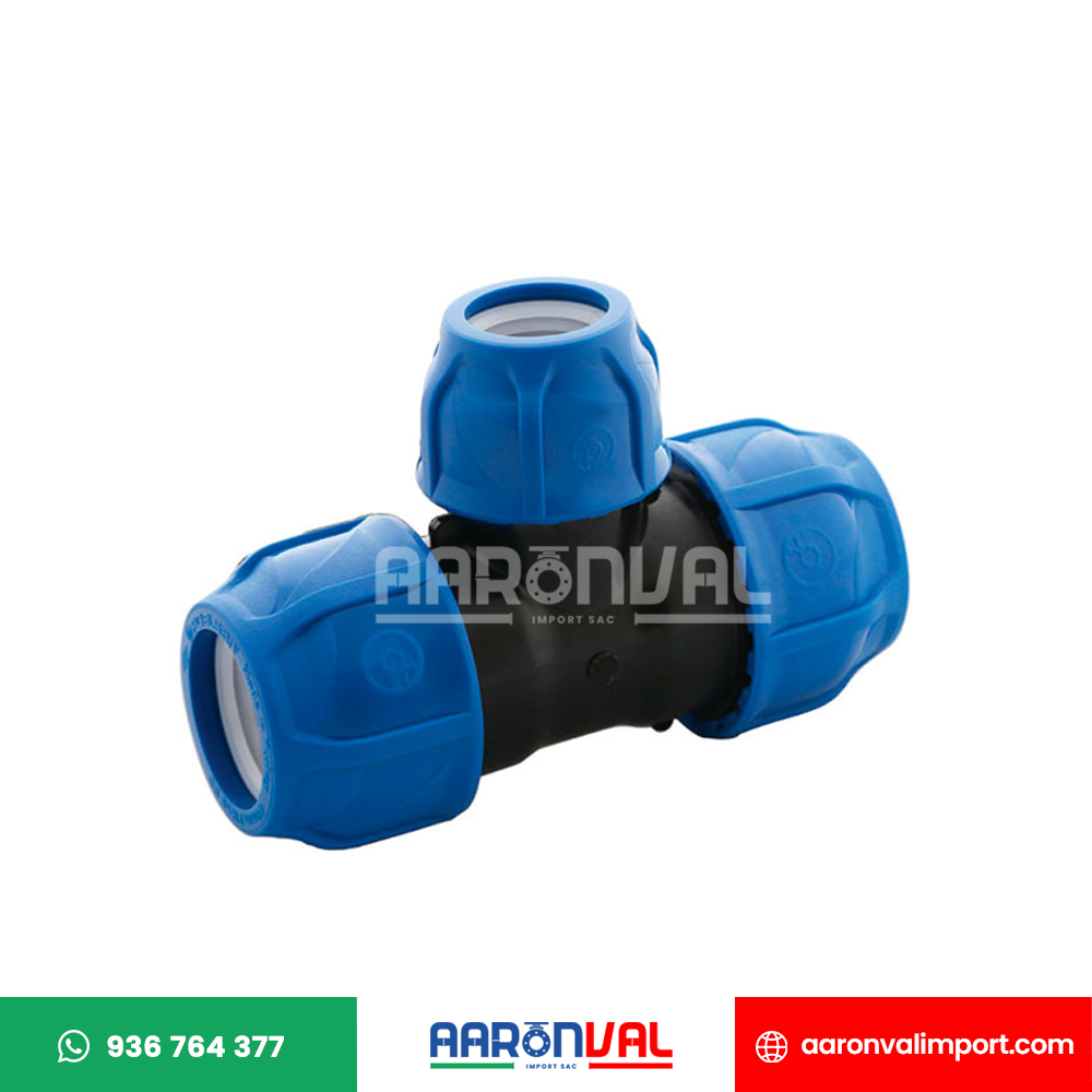 TEE REDUCCIÓN HDPE COMPRESIÓN PIMTAS