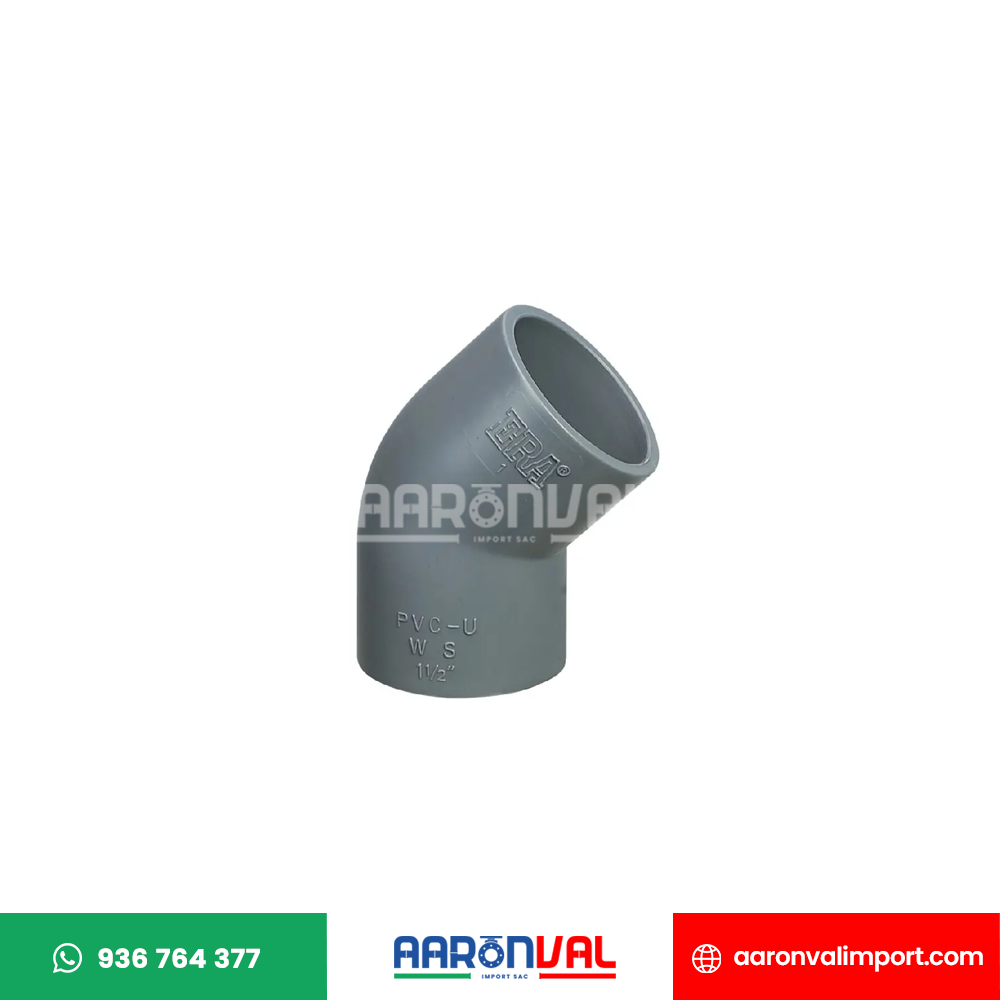 CODO 45° CPVC GRIS  SCH80 ERA