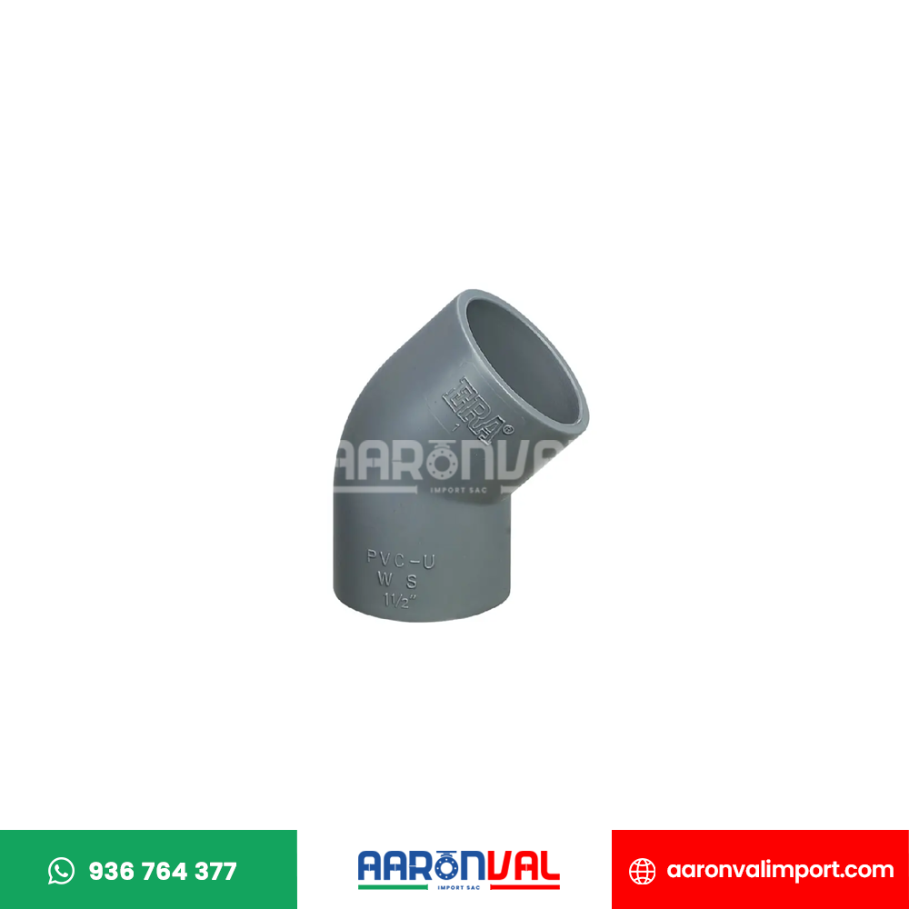 CODO 45° SCH40 PVC ERA