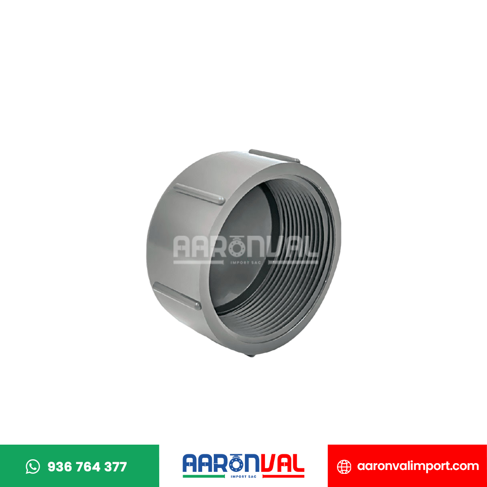 TAPÓN HEMBRA CON ROSCA PVC LESSO