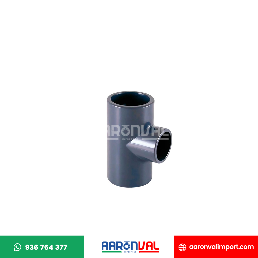 TEE CON REDUCCION PVC ERA